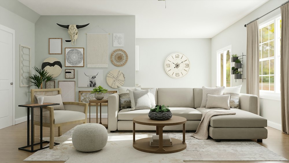 Intérieur doux et naturel